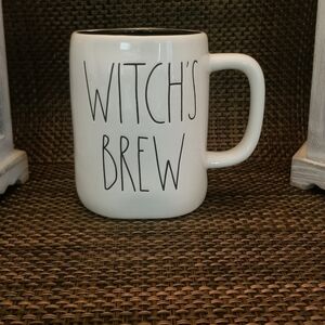 Rae Dunn Halloween Witch's Brew Ceramic Coffee Mug NWT.